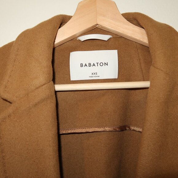 Babaton New Stedman Coat - Virgin Wool blend XXS - Picture 3 of 11